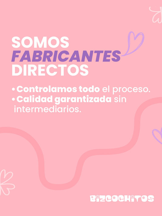 Somos fabricantes directos: controlamos todo el proceso y garantizamos la calidad sin intermediarios.